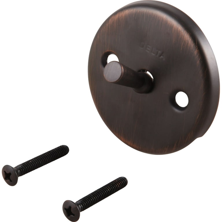 Delta Trip Lever Overflow Plate & Screws in Champagne Bronze