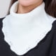 thumbnail image 2 of Cuello alto de invierno para mujer, cuello falso falso de punto acanalado a rayas, desmontable para bufanda triangular, cuello elástico a prueba de viento, 2 of 5