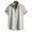White, variant on Baqcunre Polo Shirts For Men Casual Men'S Loose Lapel Short Sleeve Cuff Button Solid Color Shirt Beach Summer Top Mens Sweatshirt Tops For Men Army Green L
