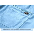 thumbnail image 3 of Men's Swim Trunks Quick Dry Board Shorts Lightweight Elastic Waist with Striped Band Drawstring Mesh Lining and Side Pockets for Beach Vacation Surfing Swimming Water Sports, 3 of 8