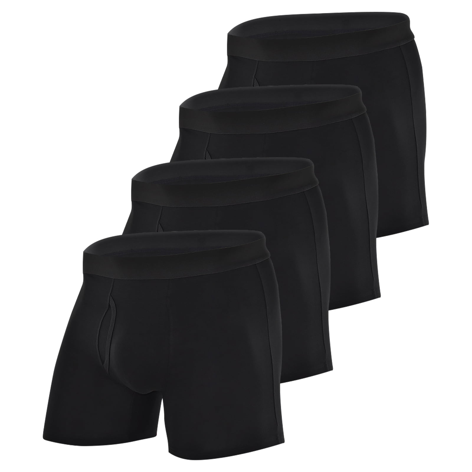 COOPLUS Men's Underwear Briefs Boxer Short Cotton Stretch Soft