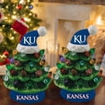 thumbnail image 3 of Kansas Jayhawks 2-Pack 4" Ceramic LED Christmas Tree Set, 3 of 3