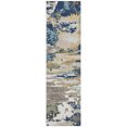 thumbnail image 2 of Addison Rugs Chantille Indoor/Outdoor Transitional Abstract Navy Machine Washable Runner Rug, 2'3" x 7'6", 2 of 8