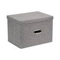 thumbnail image 1 of Cajón organizador de ropa, cesta de almacenamiento de juguetes para guardería, contenedor de almacenamiento grande, armario duradero apilable, 28cmx26cmx38cm, 1 of 8