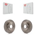 thumbnail image 1 of CMX Front Disc Brake Rotors Pair for Car 2005-2010 Ford Mustang Base K8-100169, 1 of 8