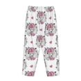 thumbnail image 5 of Daiia Cartoon Poodle Dog Women's Sleep Pant with Pockets and Drawstring,Pajama Pants-Small, 5 of 9