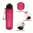 thumbnail image 3 of 25oz Drinking Water Bottle Water Bottle with Lock Cover Wide Mouth Reusable for Gym Fitness Outdoor Sports Cycling Travel(Red), 3 of 9