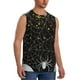 thumbnail image 2 of Fotbe Spiderweb Bats And A Spider Men's Camiseta sin Mangas Estampada para Hombres, Playera Casual para Gimnasio, Entrenamiento, Playa-X-Large, 2 of 7