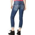 thumbnail image 3 of Aeropostale Womens Bayla Skinny Fit Jeans, Blue, Juniors, 2, 3 of 3