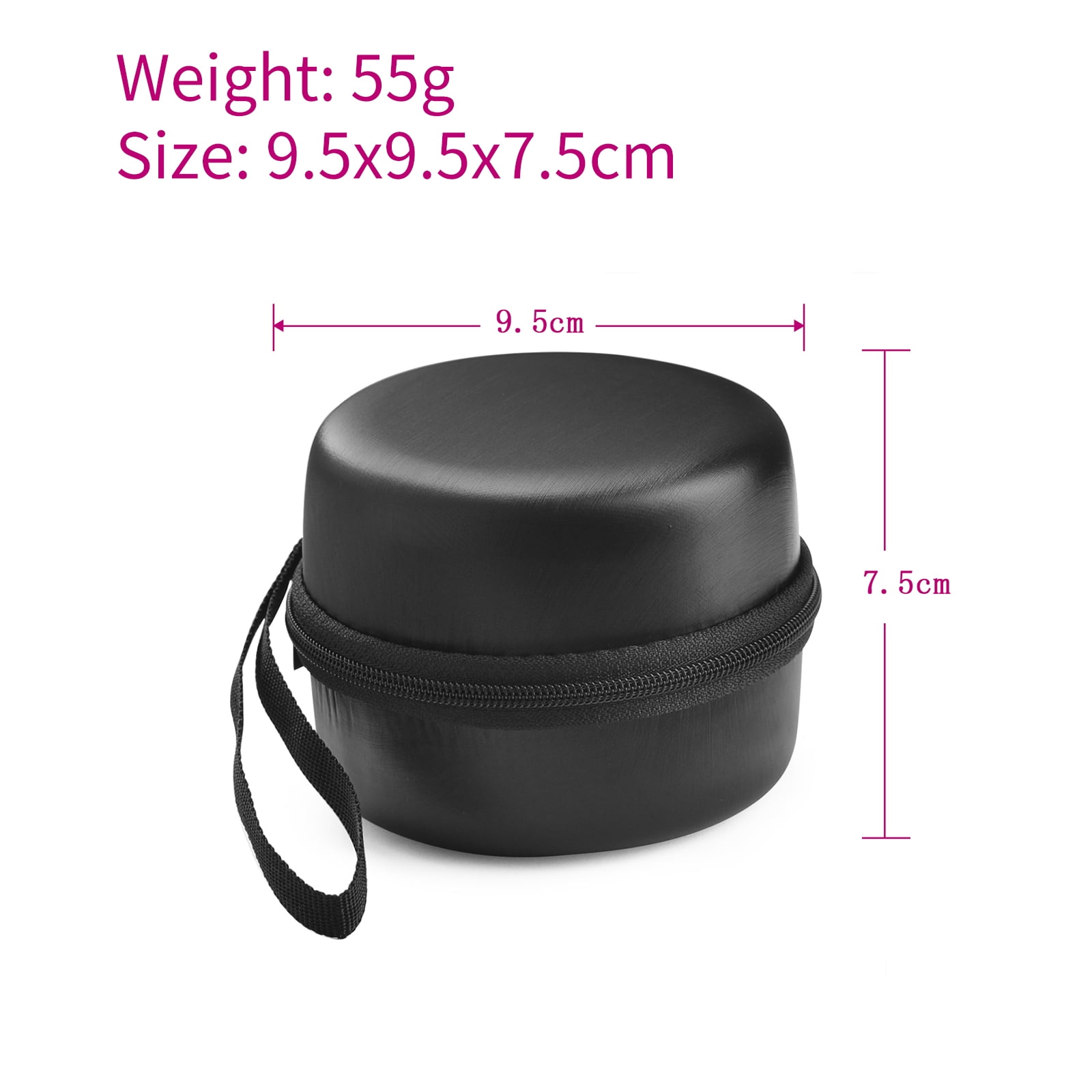 Buy Speaker Case, Speaker Case Portable Round Speaker Storage Box Anti