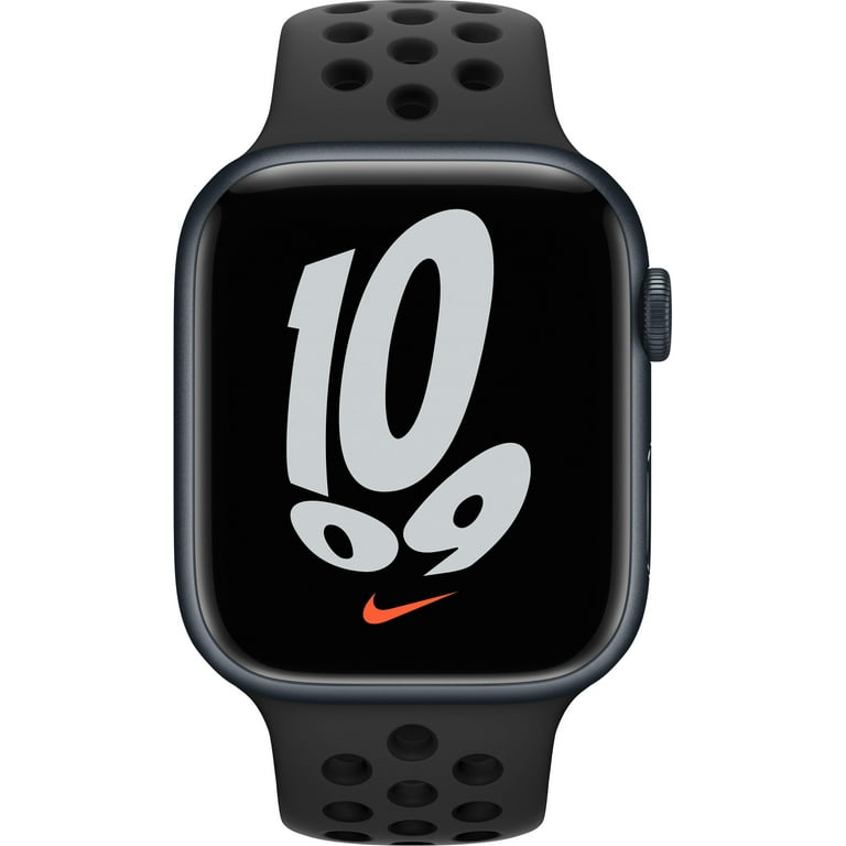 Apple Watch Gen 7 Series 7 Nike 45mm Midnight Aluminum - Anthracite Sport  Band MKNC3LL/A