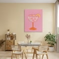 thumbnail image 3 of Stupell Industries Glam Paloma Glass over Pink Canvas Art, 30 x 40, by Robin Maria, 3 of 8