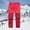 w93# Red28, variant on Wuxian Boys Snowpants Thick Lined Waterproof Windbreaker Straight Leg Elastic Waist Patchwork Color Block Ski Pants With Pocket Warm Trouser Hiking Softshell Trousers,BK1,5-6 Years