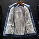 thumbnail image 4 of Chaqueta vaquera para hombre, abrigo vaquero acolchado con botones de lana para hombre, cálido acolchado con oveja Y2k, moda vintage Joker, ropa masculina de talla grande G, 4 of 5