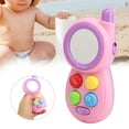 thumbnail image 3 of Early Educational Cell Phone, Toy Cell Phone Music Phone Toy, Multi-Functional For Children Baby Pink, 3 of 8