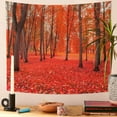 thumbnail image 2 of DaShan Fall Forest Tapestry Wall Hanging,Red Maple Tapestries for Dorm Living Room Bedroom Decor 50x60 Inches, 2 of 6