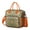 Orange-45, variant on Zen Ethnic Patterned Lunch Box – Waterproof Reusable Tote for Work Picnic or Mindfulness Lunch Moments