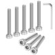 thumbnail image 1 of Uxcell 20-Pack M5 x 50mm Tornillos de cabeza hexagonal, tornillos de máquina de acero inoxidable 304, sujetadores de precisión de rosca completa, 1 of 7