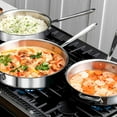 thumbnail image 6 of All-Clad D3 Stainless 3-ply Bonded Cookware, Saute Pan with lid, 3 quart, 6 of 9