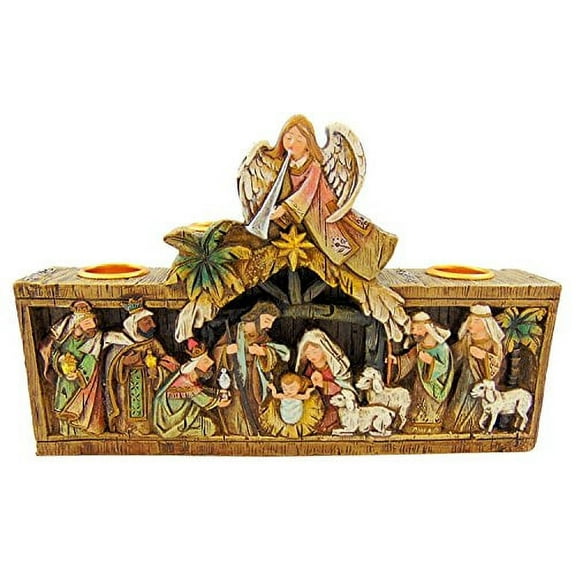 Christian Brands PD026 5" Nativity Candleholder