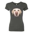 thumbnail image 2 of Wild Bobby, Golden Retriever Cute Gift, Dog Lover, Women Slim Fit Junior Tee, Dark Grey, XX-Large, 2 of 4