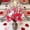Multicolor-Free Size, variant on ZHMRFG Valentine's Day Felt Heart Red Berry Cuttings Soft Felt Texture Lifelike Berries Silk Plastic Material Party Decor for Vase Arrangements Fireplace Entry Door Romantic Holiday Gift Indoor Decor