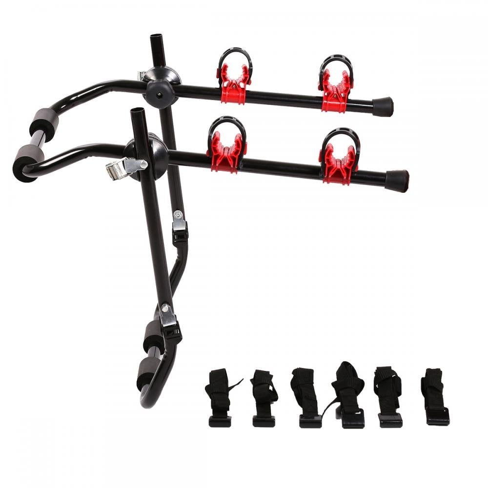 New 2Bike Trunk Mount Rack Bicycle Rack Trunk Hitch Bike Carrier