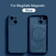 thumbnail image 1 of For Magsafe-funda magnética de silicona líquida para móvil, cubierta de carga inalámbrica para Apple iPhone 14, 13, 11, 12 Pro Max, Mini, XR, XS Max, 8 Plus, SE, 1 of 4