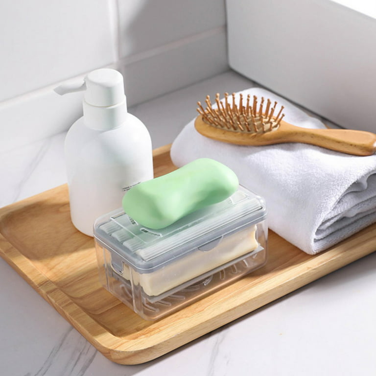 Creative Soft Rubber Roller Soap Box Multifunctional Hand-free