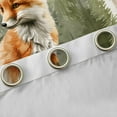 thumbnail image 4 of Manfei Cute Fox Black Out Curtains for Children, Cartoon Woodland Animal Curtains Pack of 2 (42x63 Each), Green Pine Tree Bedroom Curtains, Luxury Room Decor, 4 of 6
