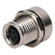thumbnail image 4 of Conector de enchufe montado en panel, M8FS5 Conector de enchufe montado en panel Enchufe de enchufe montado en panel Los mejores materiales VoborMX herramienta, 4 of 8