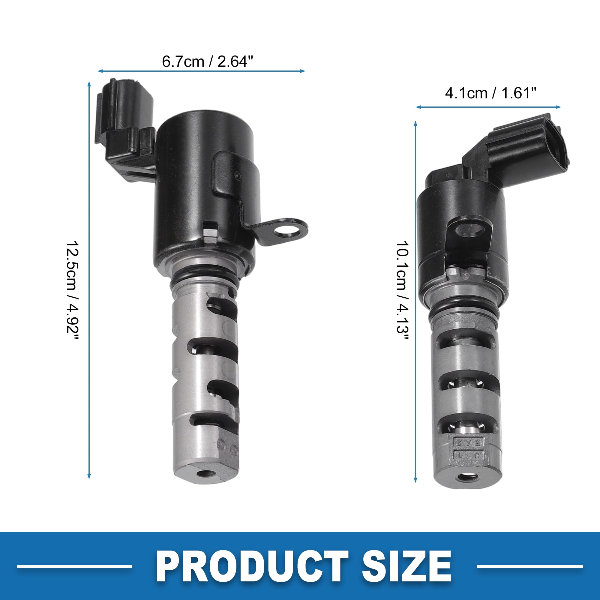 Engine Variable Valve Timing VVT Solenoid No.243752G100 for Hyundai Santa Fe 2010-2011 (Set of 2)
