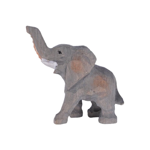 Wosthever Elefante de falso Artificial hecho a mano artesanía de vivo portátil ligero adornos accesorios regalos hogar Kits y herramientas para tallar