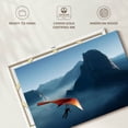 thumbnail image 6 of Elephant Stock Yosemite Hang Glider Wall Art - Horizontal Canvas Wall Art - Living Room Wall Decor - Sports Canvas - Blue And Orange Decor - 12" x 8", 6 of 8