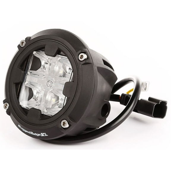 Rugged Ridge by RealTruck Light Kit | 3.5" Round, Combo High/Low Beam | 15209.31 | Compatible with zNONE