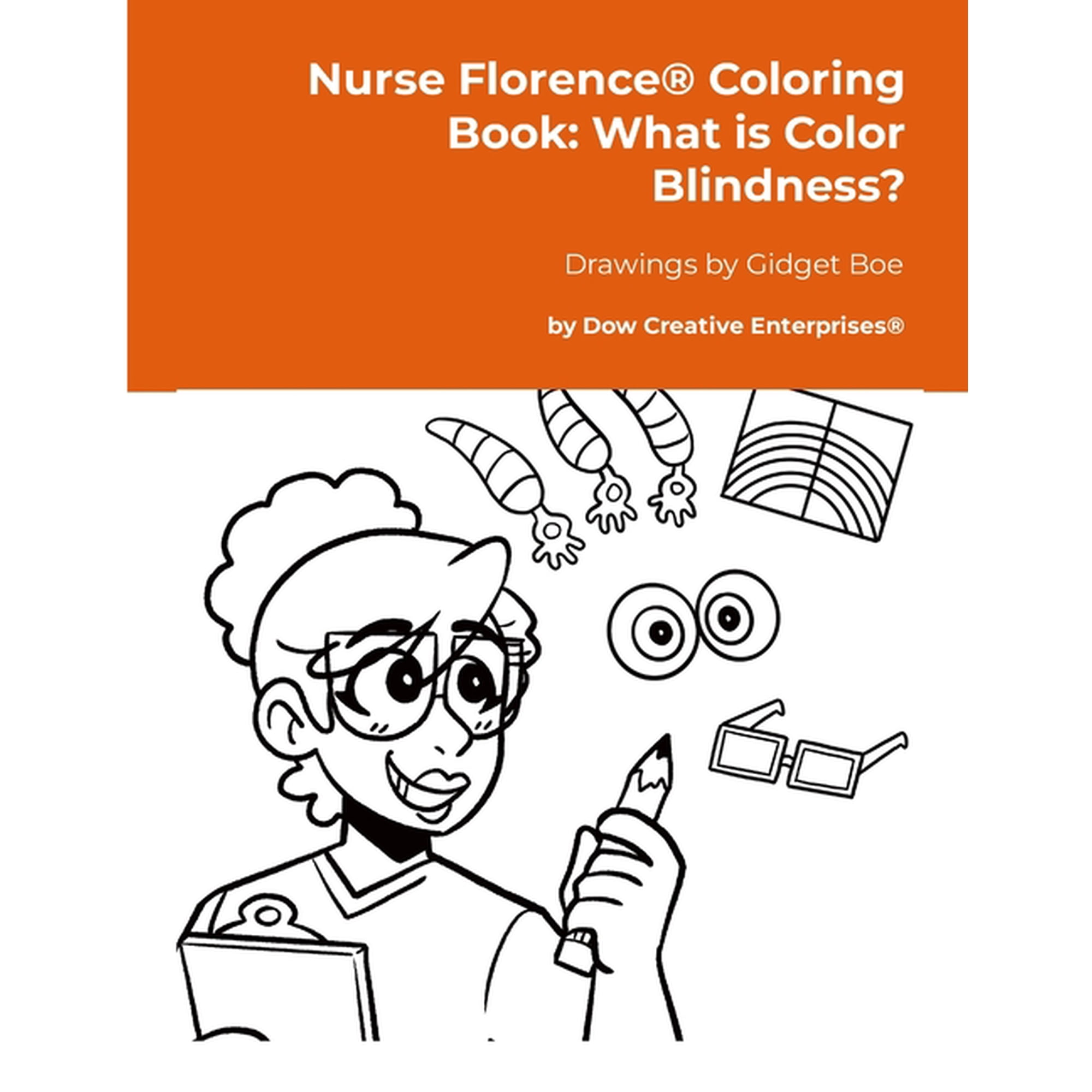 Nurse Florence(R) Coloring Book: What is Color Blindness? (Paperback)