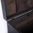 thumbnail image 7 of Vintiquewise Old Cedar Style Large Lockable Wooden Chest, Multicolor, Large Cedar Chest, 7 of 7