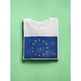 thumbnail image 3 of European Union Flag Design. Sweatshirt Women -Image by Shutterstock, Female x-Large, 3 of 4