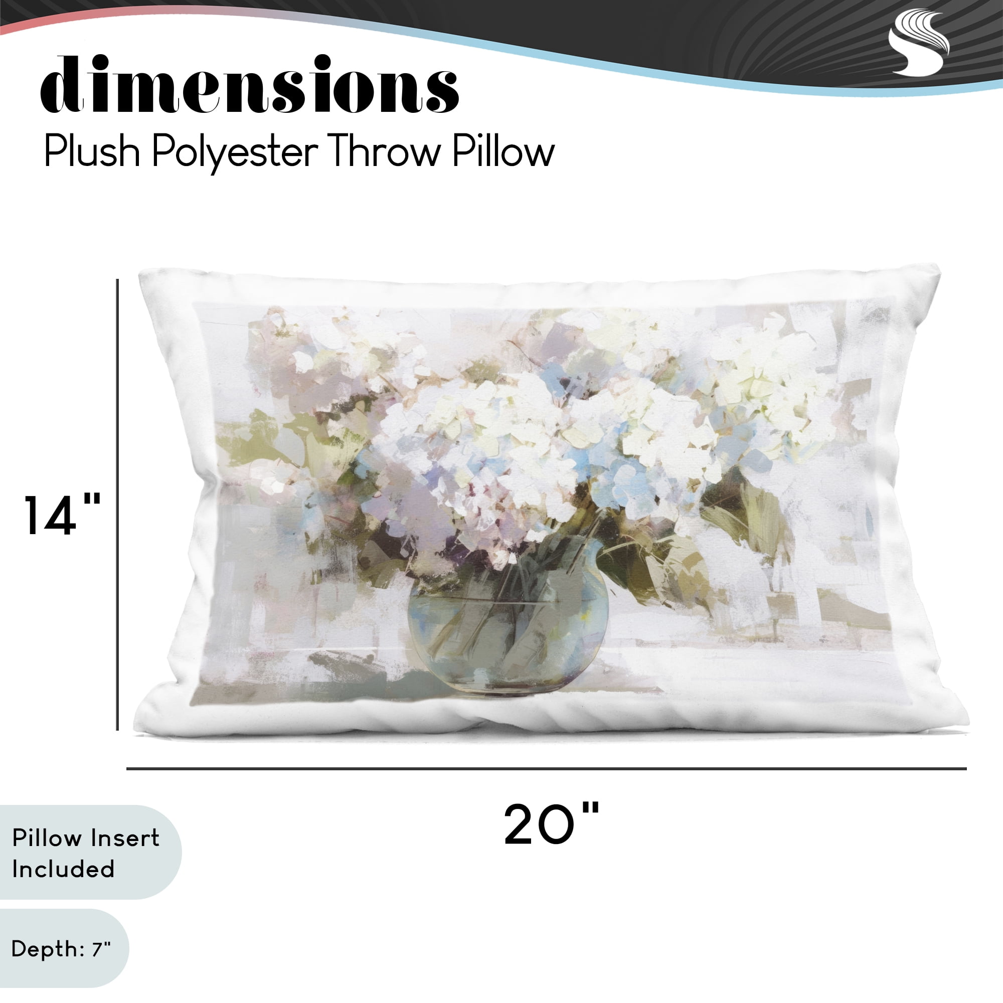 Stupell Industries Blushing Bride Garden Flowers Decorative Printed Throw Pillow, design by Tina LeCour