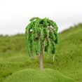 thumbnail image 4 of Wolfast Small Plastic Plant Pots Pointed Green Tree Model Multi-Layer Perspective Tree Sand Table Green Plant Mini Tree Micro Perspective Succulent Flower Pot Flower Pots for Indoor Plants, 4 of 9