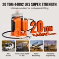 thumbnail image 3 of VEVOR Air Hydraulic Bottle Jack 20Ton 10.4"-19.7" High Lift Pneumatic Bottle Jack Portable Auto Repairing Shop Tool for Vehicles Trucks Cars, 3 of 9