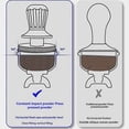 thumbnail image 2 of 53mm Coffee Tamper Constant Force Powder Tamper Espresso Thread Tamper Powder Press Hammer Coffee Distributor, 2 of 5
