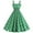 Green #1, variant on Womens Dresses, Women Retro Sexy Halter Dress Wrap Breast Polka Dot Print Dress Lace A-Line Dress Halter Crew Neck Dress Leisure Black XL