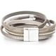 thumbnail image 5 of Pulsera envolvente de cuero Brazalete bohemio Pulsera de cuentas de cristal con cierre magnético Regalos de joyería para mujeres Chicas adolescentes Adepaton WMPH-922-2, 5 of 7