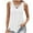 White, variant on Boho Tank Tops for Women Crossover V Neck Eyelet Hole Summer Beach Shirts Vacation Blouse