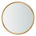 thumbnail image 4 of SAFAVIEH Shay Glass Top Gold Leaf Accent Table Gold / Mirror, 4 of 7