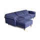 thumbnail image 3 of Sofá Cama Modular Reversible de Velvet Azul Makora Modelo Landon, 3 of 8