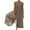 Brown, variant on AnuYalue Women Linen Jumpsuits Plus Size Short Sleeve Solid Cotton Linen Romper Casual Loose One Piece Romper Summer Wide Leg Overalls