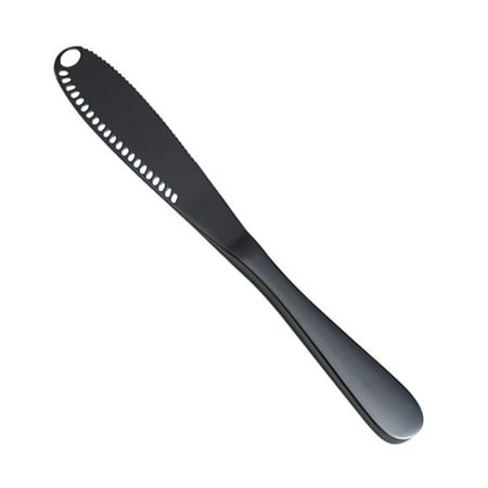 

Butter Knife Multifunctional Stainless Steel Butter Spreader for Bread Smear Butter Jam Peanut Butter Black