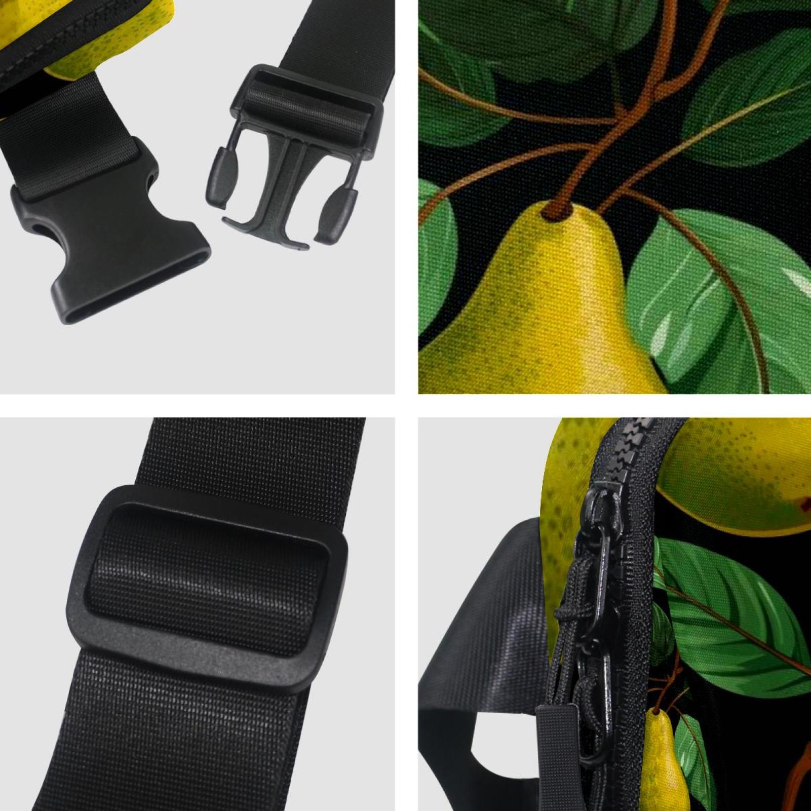 Pears Lightweight Crossbody Bag Fanny Pack Waist Bag Adjustable Extension Strap Unisex Bag